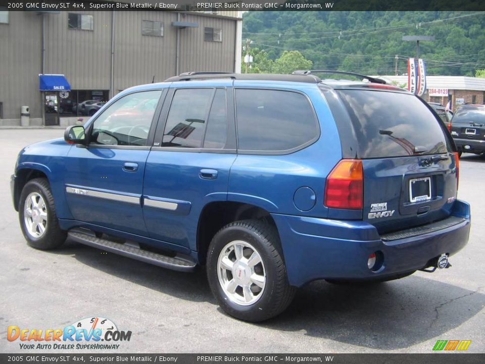 2005 GMC Envoy SLT 4x4 Superior Blue Metallic / Ebony Photo #4