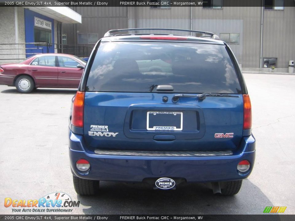 2005 GMC Envoy SLT 4x4 Superior Blue Metallic / Ebony Photo #5