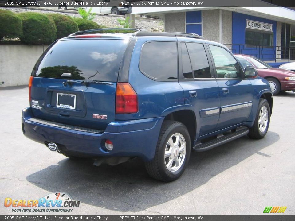 2005 GMC Envoy SLT 4x4 Superior Blue Metallic / Ebony Photo #6