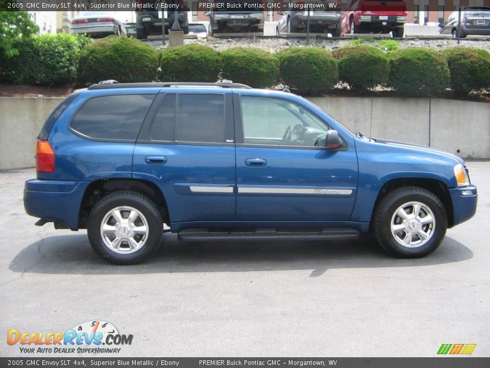 2005 GMC Envoy SLT 4x4 Superior Blue Metallic / Ebony Photo #7