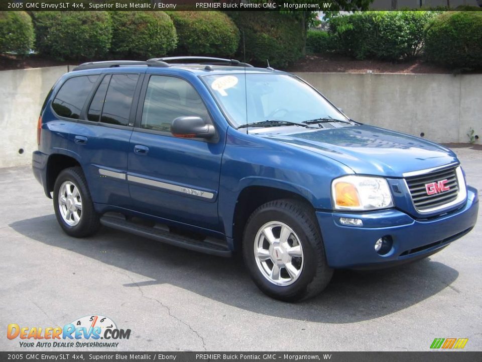 2005 GMC Envoy SLT 4x4 Superior Blue Metallic / Ebony Photo #8