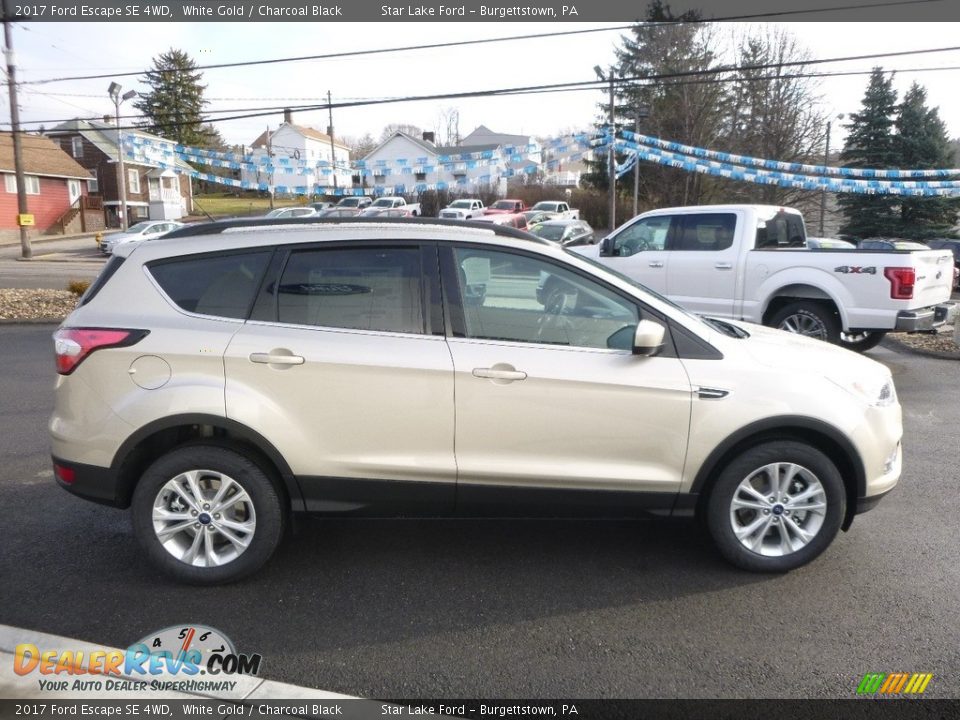 2017 Ford Escape SE 4WD White Gold / Charcoal Black Photo #4
