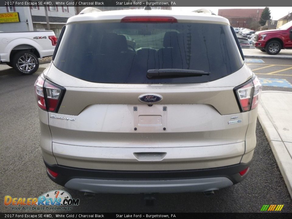2017 Ford Escape SE 4WD White Gold / Charcoal Black Photo #6