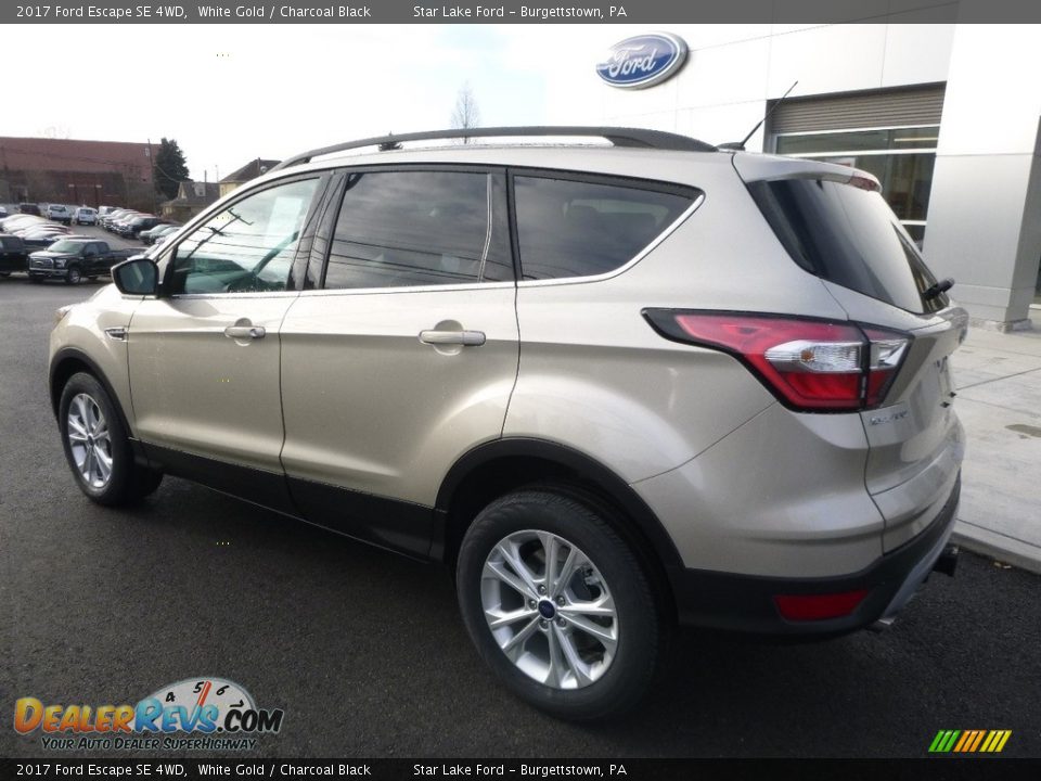 2017 Ford Escape SE 4WD White Gold / Charcoal Black Photo #7