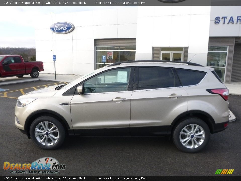 2017 Ford Escape SE 4WD White Gold / Charcoal Black Photo #8
