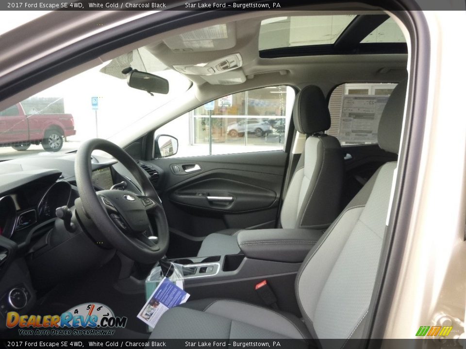 2017 Ford Escape SE 4WD White Gold / Charcoal Black Photo #9