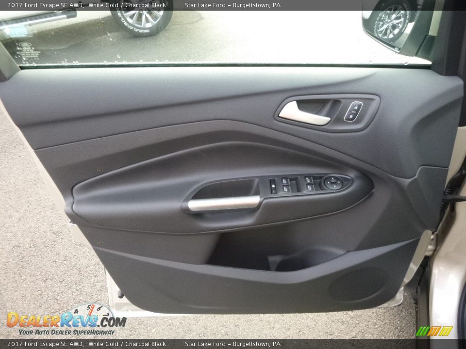 2017 Ford Escape SE 4WD White Gold / Charcoal Black Photo #12