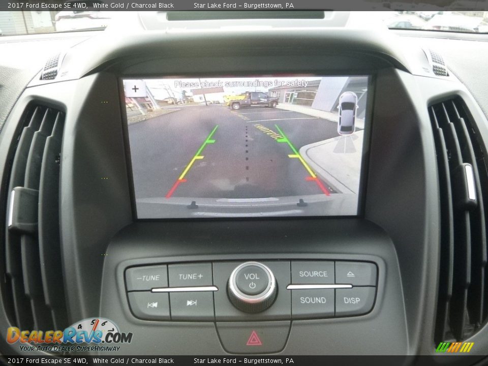 2017 Ford Escape SE 4WD White Gold / Charcoal Black Photo #17