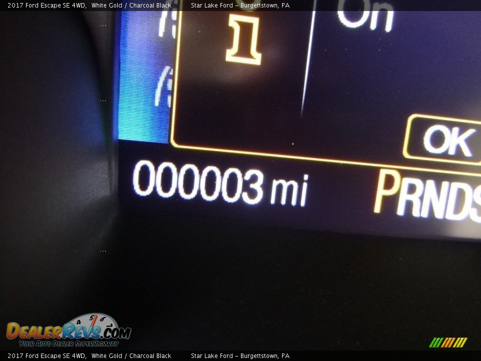 2017 Ford Escape SE 4WD White Gold / Charcoal Black Photo #20