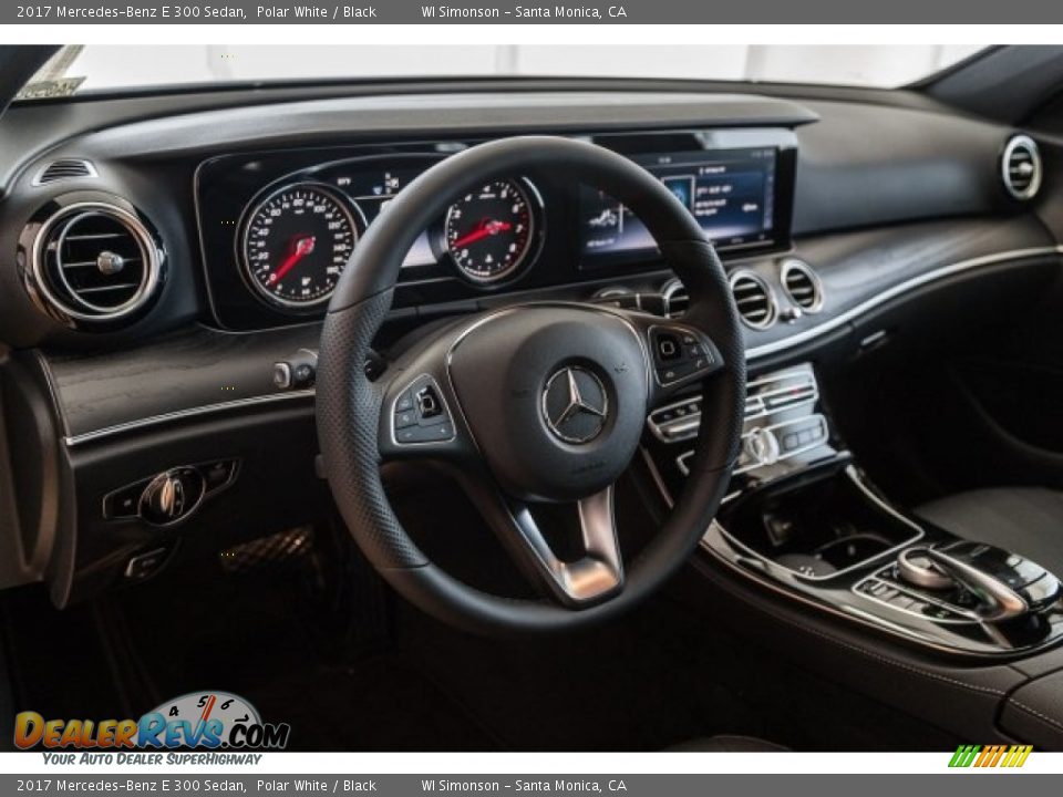 2017 Mercedes-Benz E 300 Sedan Polar White / Black Photo #6