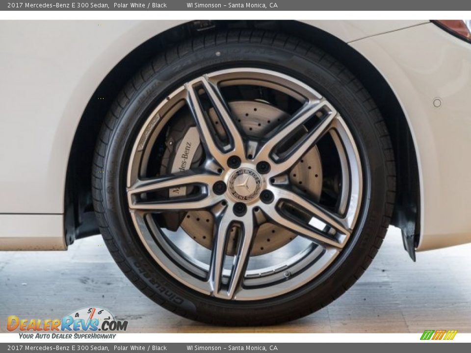 2017 Mercedes-Benz E 300 Sedan Polar White / Black Photo #8
