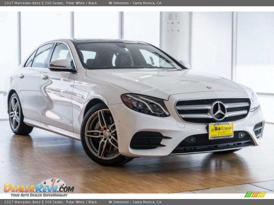 2017 Mercedes-Benz E 300 Sedan Polar White / Black Photo #12