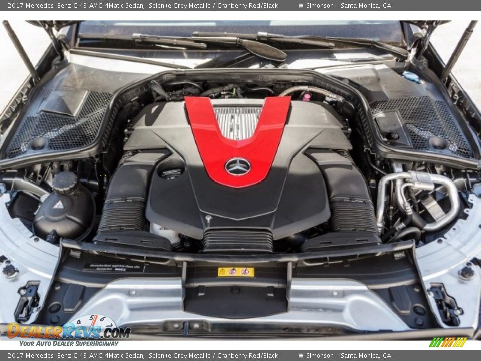 2017 Mercedes-Benz C 43 AMG 4Matic Sedan 3.0 Liter AMG DI biturbo DOHC 24-Valve VVT V6 Engine Photo #8
