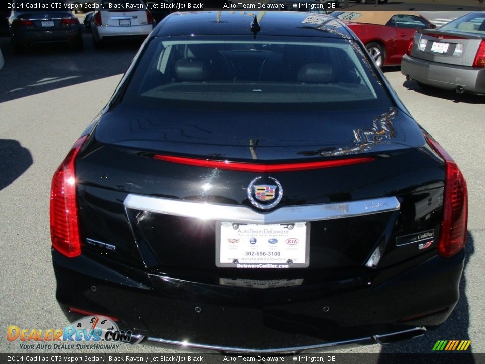 2014 Cadillac CTS Vsport Sedan Black Raven / Jet Black/Jet Black Photo #5