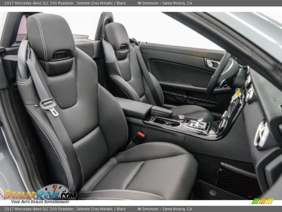 Black Interior - 2017 Mercedes-Benz SLC 300 Roadster Photo #2