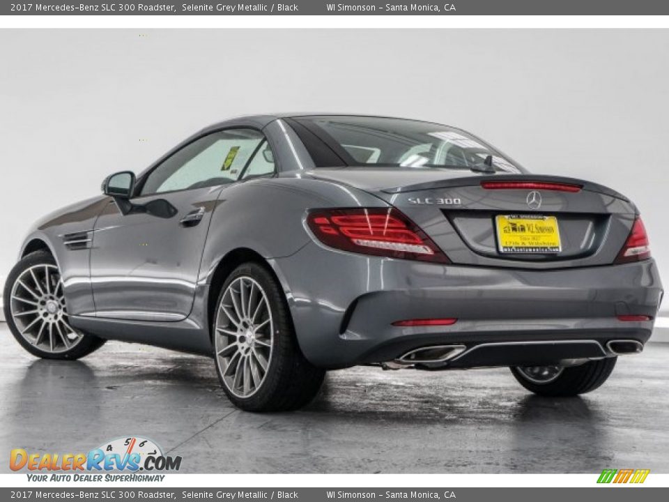 2017 Mercedes-Benz SLC 300 Roadster Selenite Grey Metallic / Black Photo #3