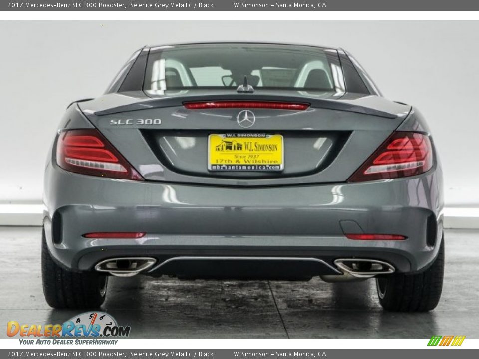 2017 Mercedes-Benz SLC 300 Roadster Selenite Grey Metallic / Black Photo #4