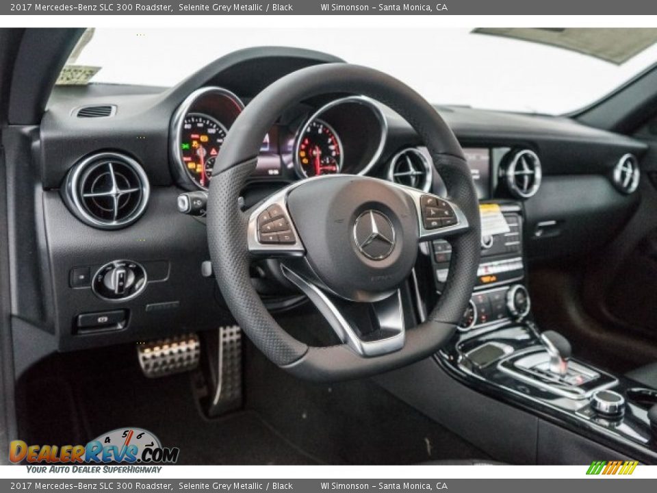 2017 Mercedes-Benz SLC 300 Roadster Selenite Grey Metallic / Black Photo #5