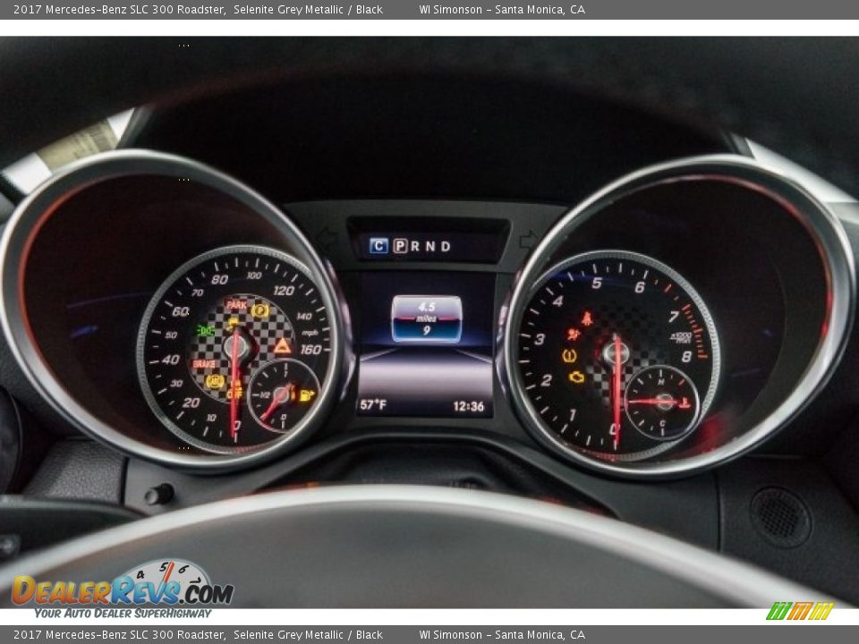 2017 Mercedes-Benz SLC 300 Roadster Gauges Photo #6