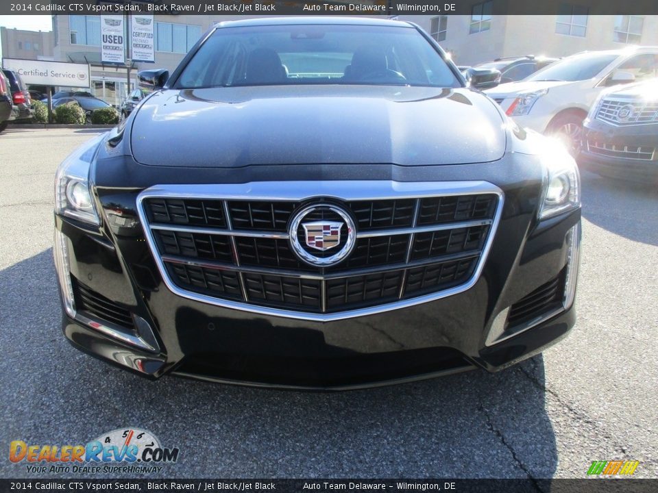 2014 Cadillac CTS Vsport Sedan Black Raven / Jet Black/Jet Black Photo #10