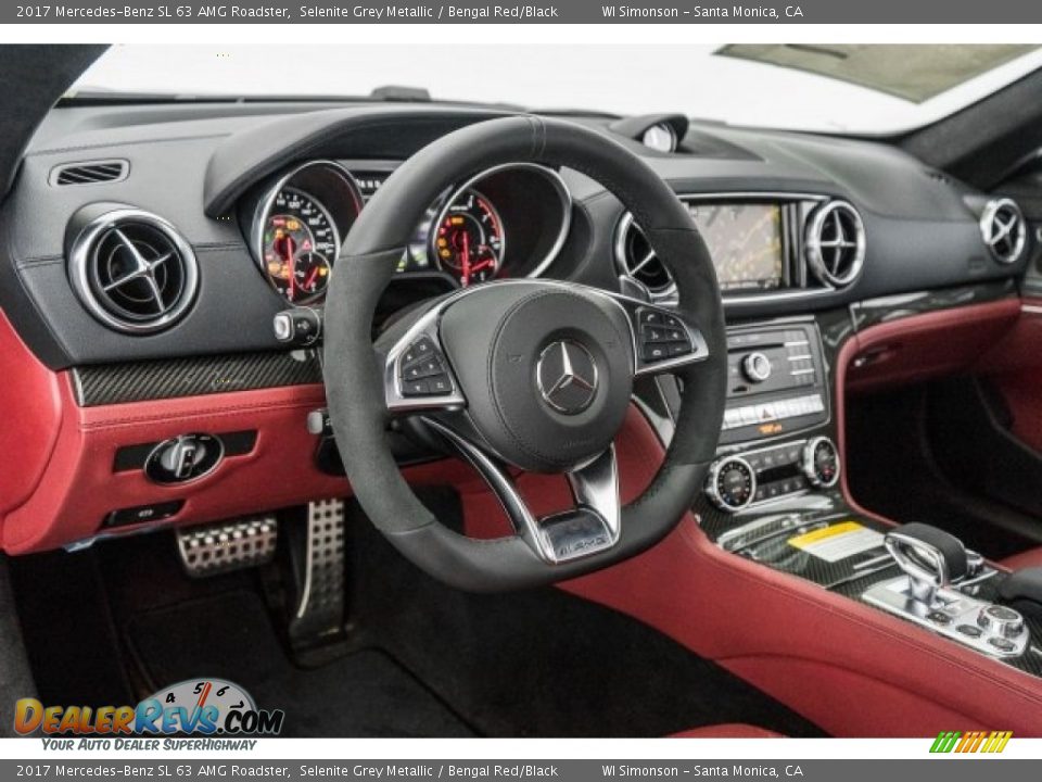 Dashboard of 2017 Mercedes-Benz SL 63 AMG Roadster Photo #5