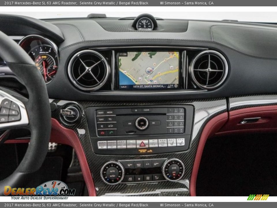 Controls of 2017 Mercedes-Benz SL 63 AMG Roadster Photo #7
