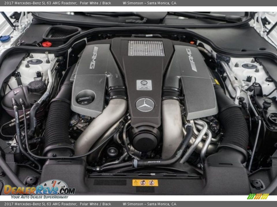 2017 Mercedes-Benz SL 63 AMG Roadster 5.5 Liter AMG biturbo DOHC 32-Valve VVT V8 Engine Photo #9