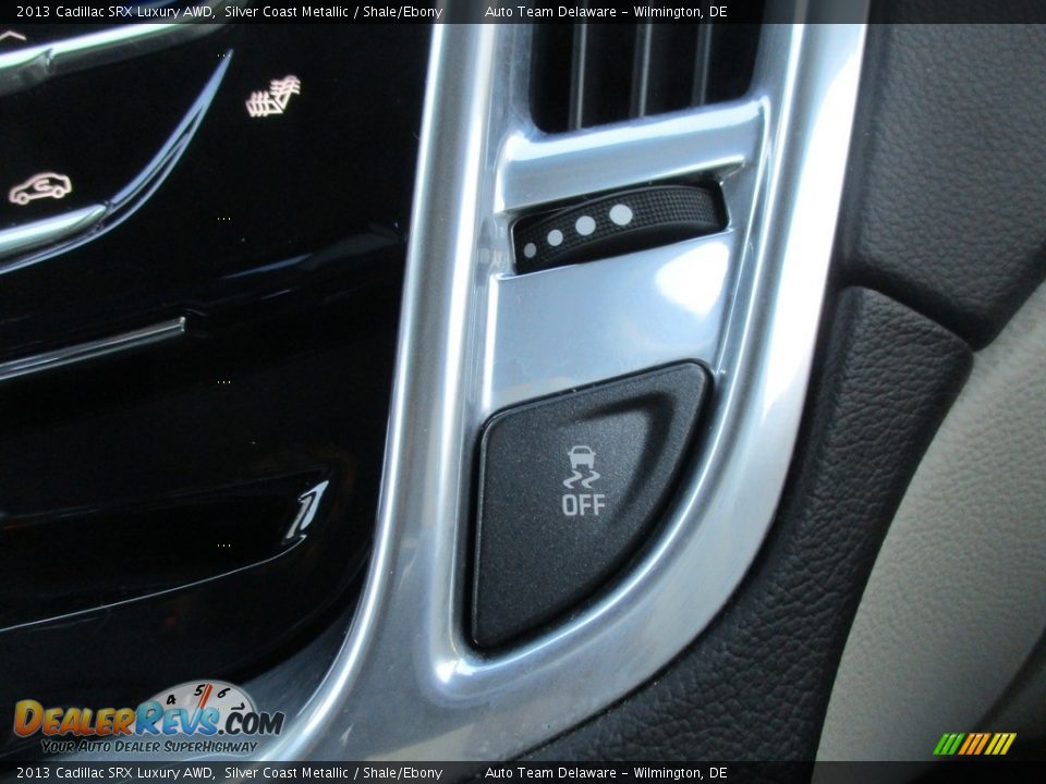 2013 Cadillac SRX Luxury AWD Silver Coast Metallic / Shale/Ebony Photo #24