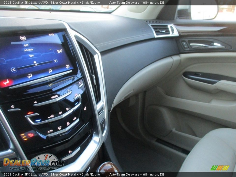 2013 Cadillac SRX Luxury AWD Silver Coast Metallic / Shale/Ebony Photo #26