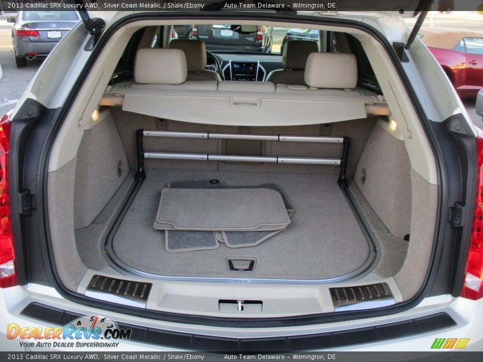 2013 Cadillac SRX Luxury AWD Silver Coast Metallic / Shale/Ebony Photo #34