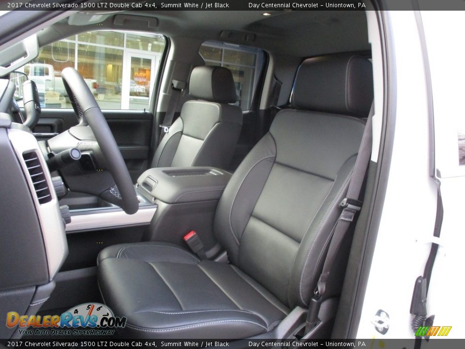 Front Seat of 2017 Chevrolet Silverado 1500 LTZ Double Cab 4x4 Photo #13