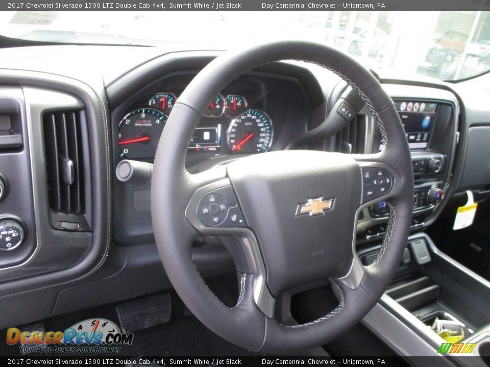 2017 Chevrolet Silverado 1500 LTZ Double Cab 4x4 Steering Wheel Photo #15