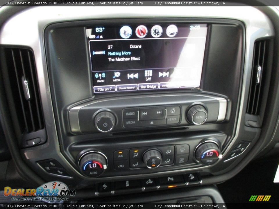 2017 Chevrolet Silverado 1500 LTZ Double Cab 4x4 Silver Ice Metallic / Jet Black Photo #15