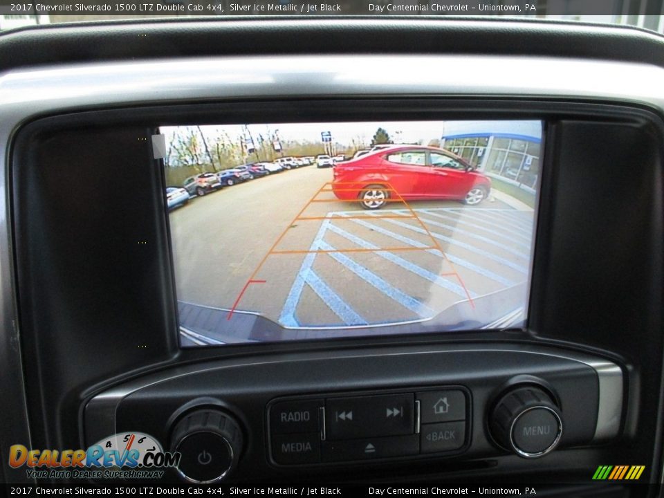 2017 Chevrolet Silverado 1500 LTZ Double Cab 4x4 Silver Ice Metallic / Jet Black Photo #16