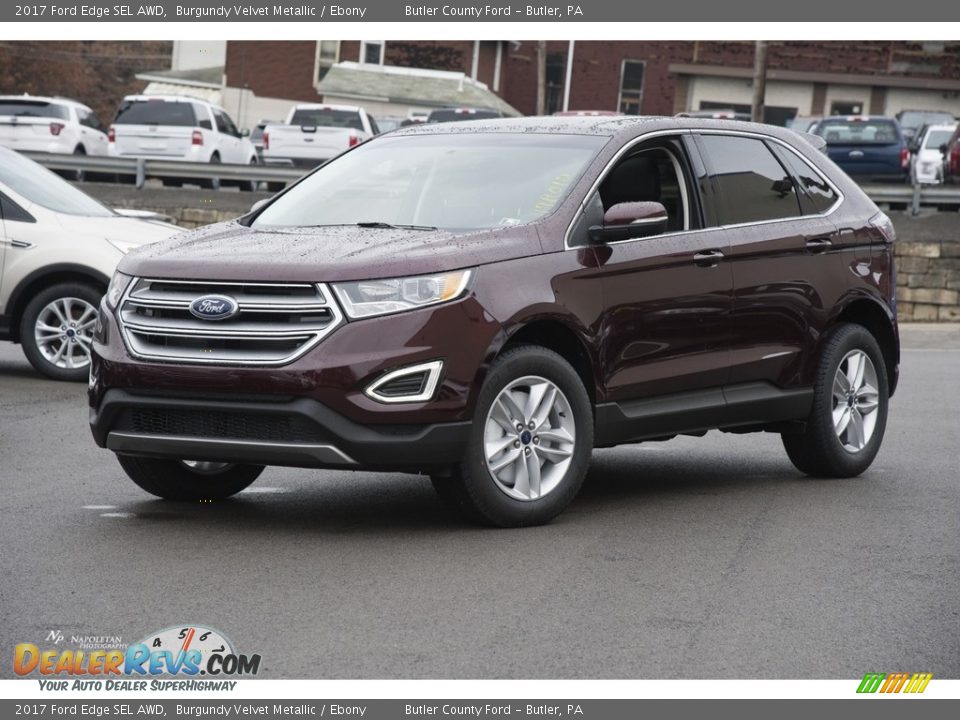 2017 Ford Edge SEL AWD Burgundy Velvet Metallic / Ebony Photo #1