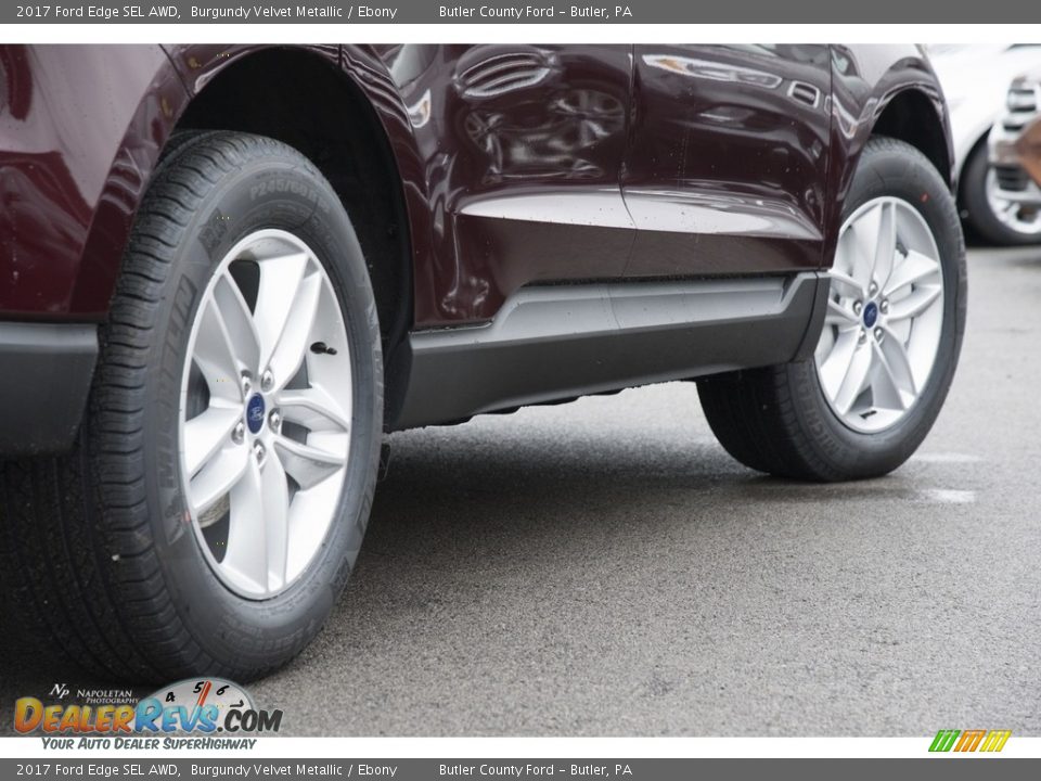 2017 Ford Edge SEL AWD Burgundy Velvet Metallic / Ebony Photo #4