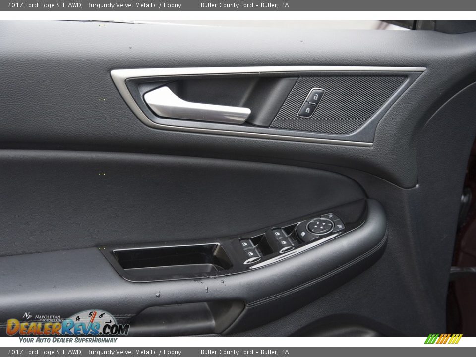 2017 Ford Edge SEL AWD Burgundy Velvet Metallic / Ebony Photo #5