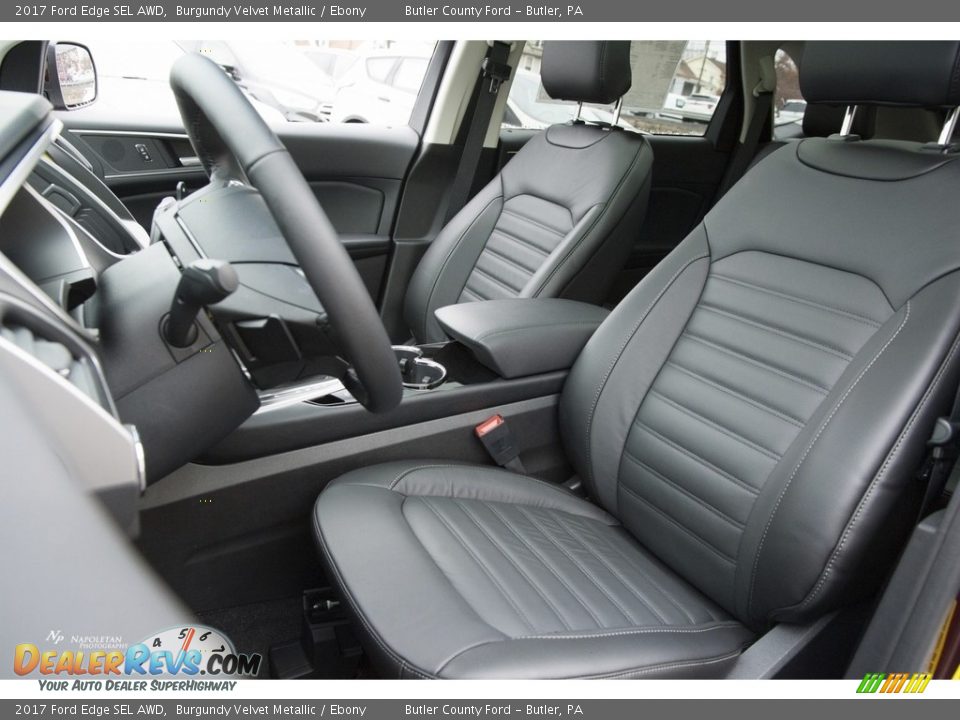 2017 Ford Edge SEL AWD Burgundy Velvet Metallic / Ebony Photo #7