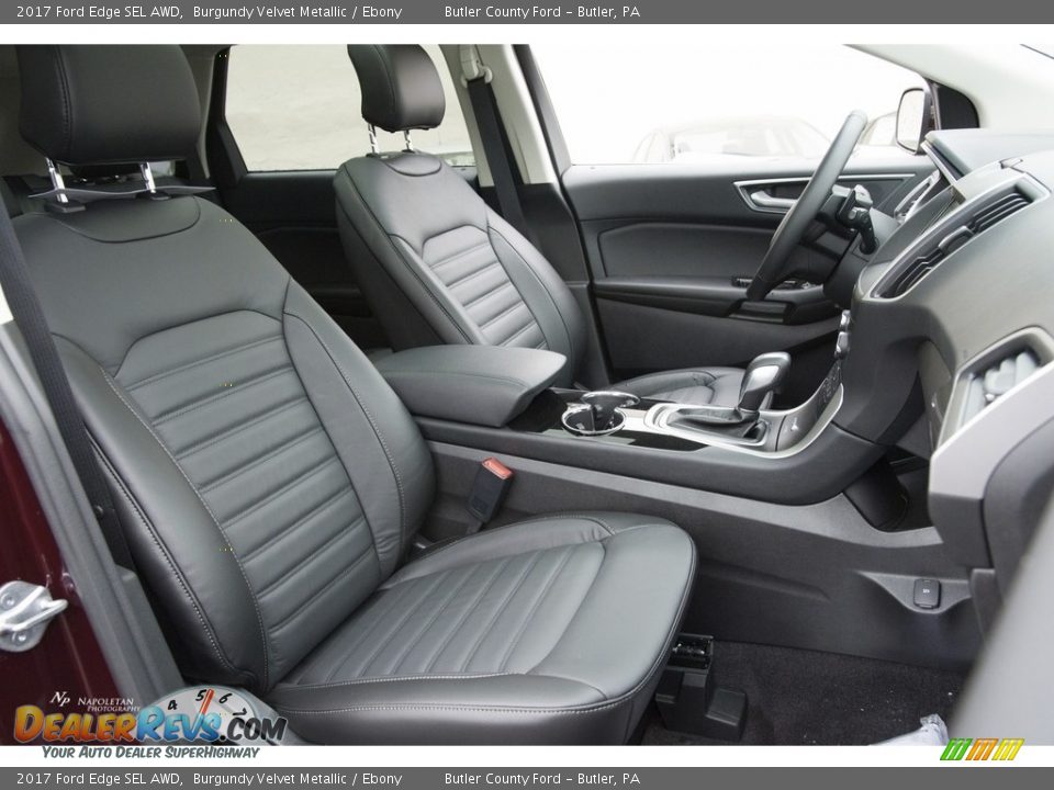 2017 Ford Edge SEL AWD Burgundy Velvet Metallic / Ebony Photo #8