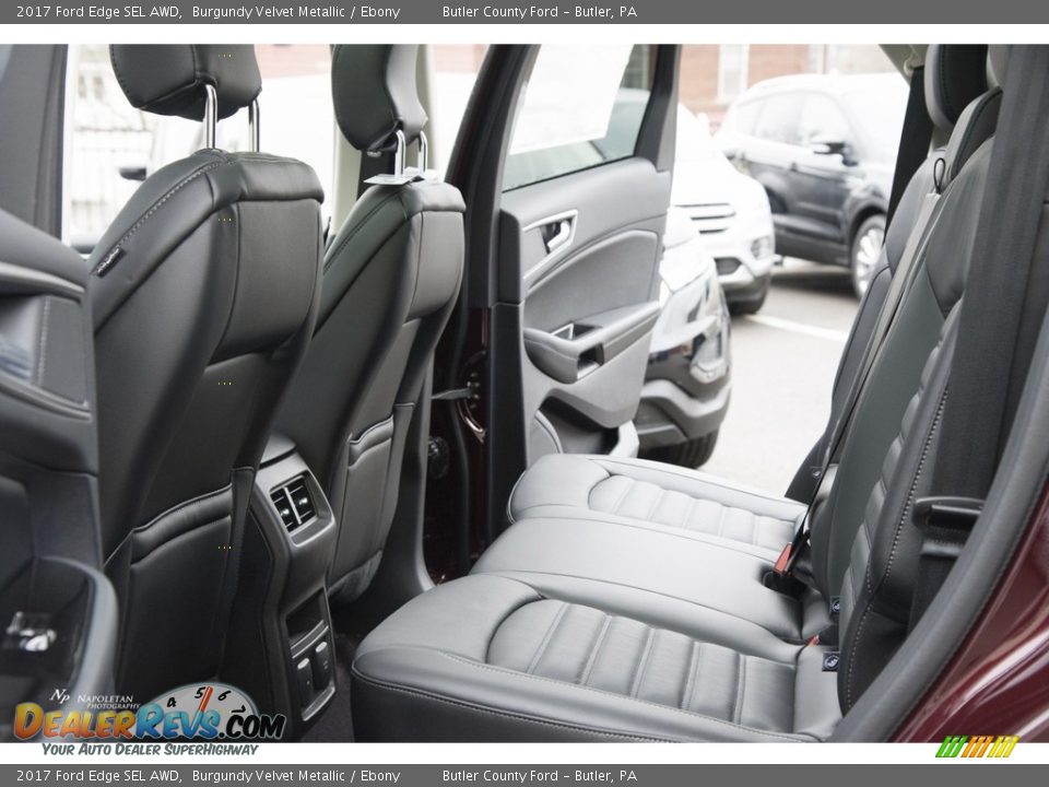 2017 Ford Edge SEL AWD Burgundy Velvet Metallic / Ebony Photo #10