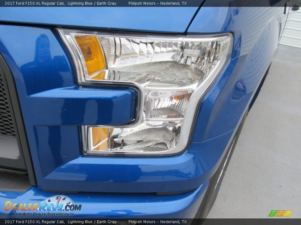 2017 Ford F150 XL Regular Cab Lightning Blue / Earth Gray Photo #9