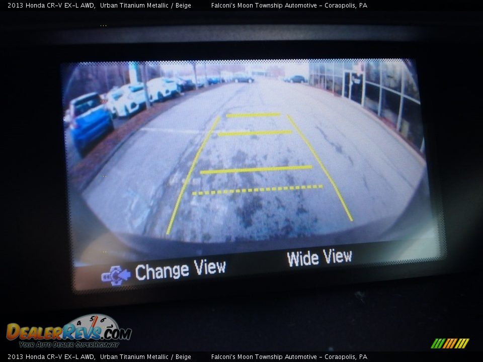 2013 Honda CR-V EX-L AWD Urban Titanium Metallic / Beige Photo #25