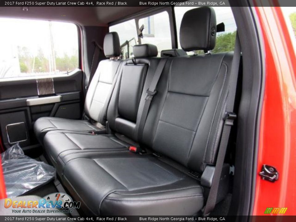 Rear Seat of 2017 Ford F250 Super Duty Lariat Crew Cab 4x4 Photo #13