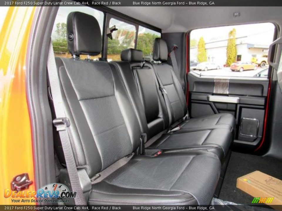 Rear Seat of 2017 Ford F250 Super Duty Lariat Crew Cab 4x4 Photo #14