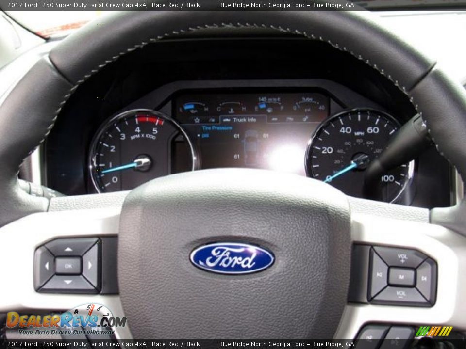 2017 Ford F250 Super Duty Lariat Crew Cab 4x4 Steering Wheel Photo #18