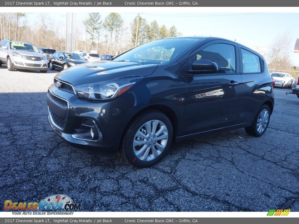 2017 Chevrolet Spark LT Nightfall Gray Metallic / Jet Black Photo #3
