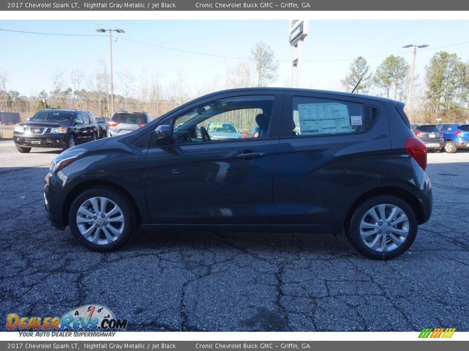 2017 Chevrolet Spark LT Nightfall Gray Metallic / Jet Black Photo #4