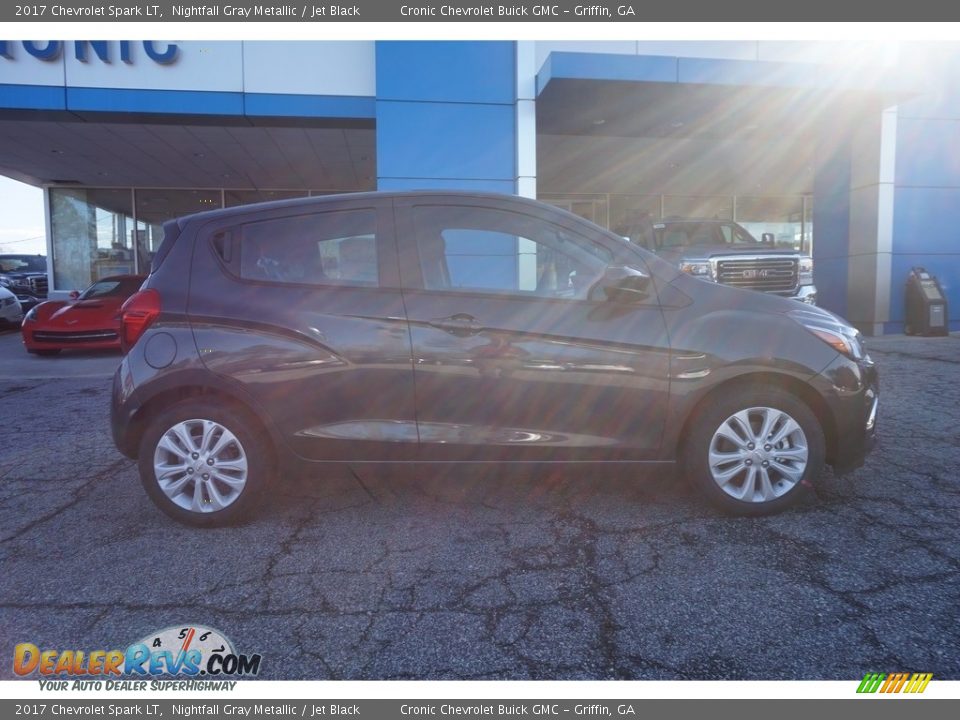 2017 Chevrolet Spark LT Nightfall Gray Metallic / Jet Black Photo #8