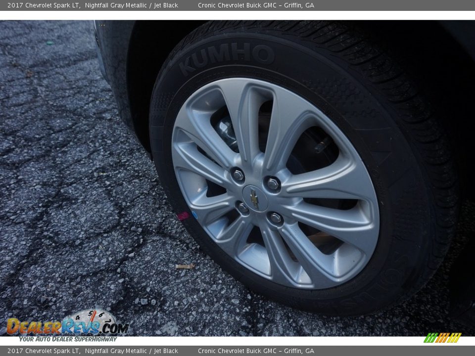 2017 Chevrolet Spark LT Nightfall Gray Metallic / Jet Black Photo #11