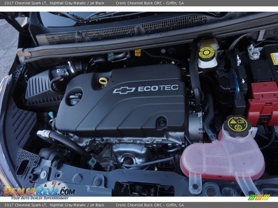 2017 Chevrolet Spark LT Nightfall Gray Metallic / Jet Black Photo #12
